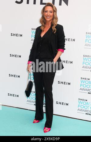 London, Großbritannien. 30. Mai 2024. Faye Tozer nimmt an den Women's Football Awards 2024 am Marriott Grosvenor Square in Mayfair Teil. (Foto: Cat Morley/SOPA Images/SIPA USA) Credit: SIPA USA/Alamy Live News Stockfoto