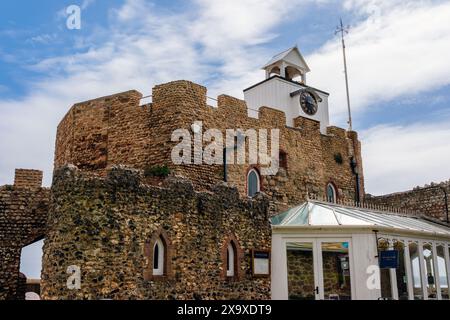 The Clock Tower und Café, Connaught Gardens, Sidmouth, Devon Stockfoto