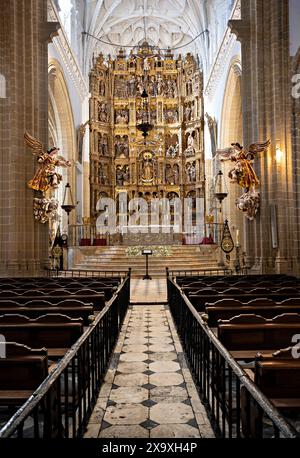 Altar in der Kirche Santa Maria la Coronada. Stockfoto