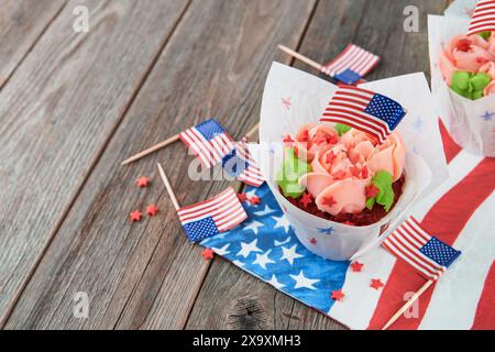 Unabhängigkeitstag Fondant-Form – American Flag Silikonform, 14,5x11,8 Cm, Hitzebeständig, BPA-frei