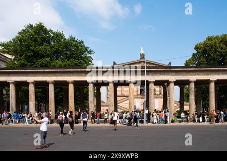 Berlin, Deutschland - 02. Juni 2024: Warteschlange Stockfoto