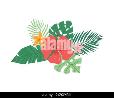 Banner und Poster für Sommerangebote. Satz von Vektorillustrationen für Web- und Social-Media-Banner, Printmaterial, Newsletter-Designs, Coupons, Marketing. Stock Vektor