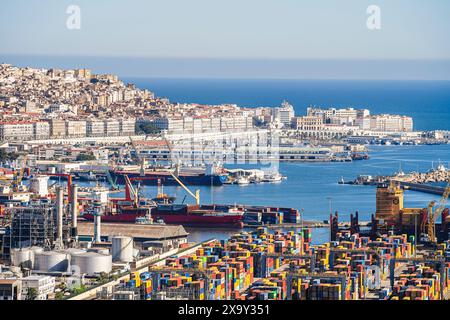 Algier City Scenes, Algerien, HDR Image Stockfoto