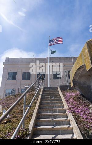 Das Alcatraz Gefängnis in San Francisco, Kalifornien, USA Stockfoto