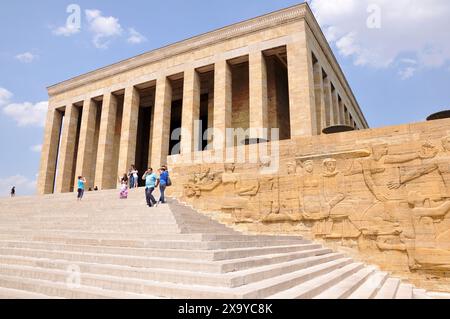 Anitkabir, Mustafa Kemal Atatürk Mausoleum, Ankara, Türkei Stockfoto