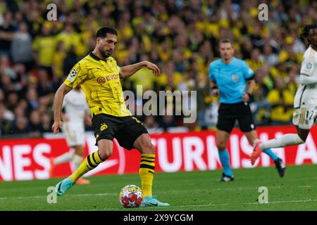 Emre Can während des Finalspiels der Champions League 2024 zwischen Borussia Dortmund und Real Madrid (Maciej Rogowski) Stockfoto