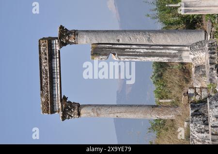 Der Tempel der Aphrodite, antike Stadt Aphrodisias, Geyre, in der Nähe von Karacasu, Provinz Aydin, Türkei Stockfoto