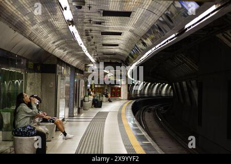 Neapel Metro, Nahverkehrsnetz, bequeme Transportmöglichkeit in Neapel. Stockfoto