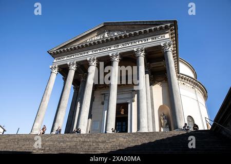 Kirche Gran Madre Di Dio, Turin, Italien Stockfoto