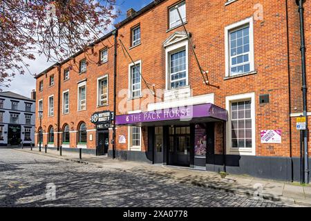 Bolton Greater Manchester UK 06. April 2024. Das Studentenwohnheim Pack Horse im Zentrum von Bolton, Großbritannien Stockfoto