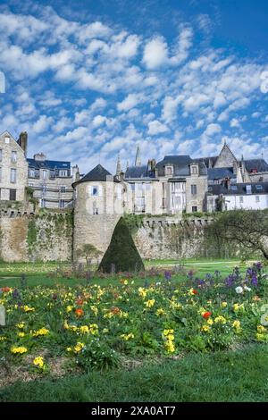 Vannes, eine mittelalterliche Stadt in der Bretagne Stockfoto
