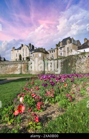 Vannes, eine mittelalterliche Stadt in der Bretagne Stockfoto
