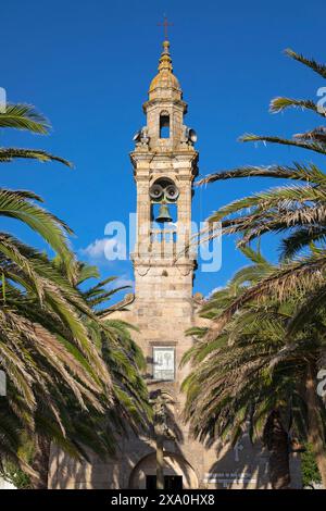 Spanien, Galicien, Porto do Son, Iglesia de San Vicente de Noal Stockfoto