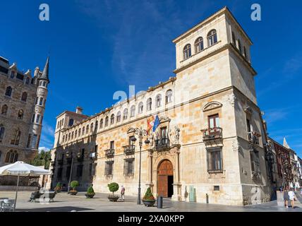 Europa, Spanien, Leon, Palacio de los Guzmanes Stockfoto