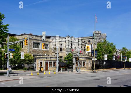 Ottawa – Kanada, 1. Juni 2024: Gebäude der Royal Canadian Mint am Sussex Drive. Die Münzprägeanstalt produziert Münzen für Kanada und andere Länder. Die Stockfoto