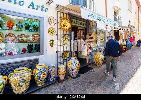 Ravello, Amalfiküste, Kampanien, Italien, Europa Stockfoto