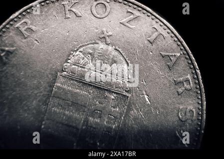 10 Forint-Münze, Ungarn Stockfoto