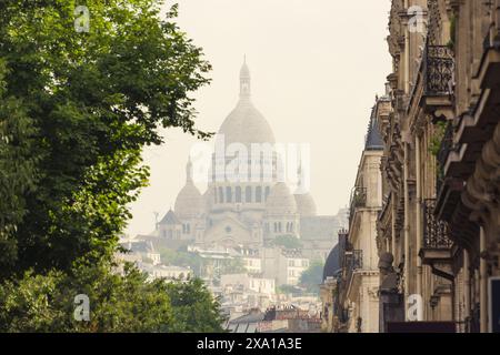 Basilika Sacre coeur de Montmartre, Paris, Frankreich Stockfoto