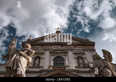 Die historische Kirche St. Peter und St. Paul in der Krakauer Altstadt Stockfoto