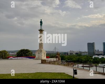 Der Victor Pobednik in Kalemegdan, Belgrad, Serbien Stockfoto