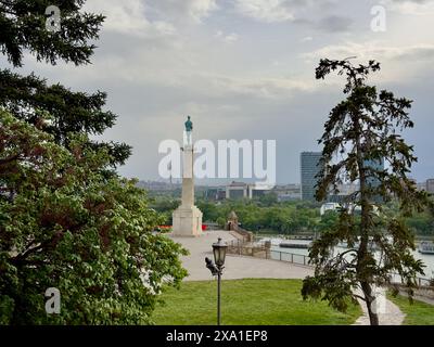 Das Victor (Pobednik)-Denkmal in Serbien, Belgrad Stockfoto