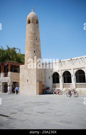 Uhrenturm im Innenhof des Museums für Kunst und Kunsthandwerk Stockfoto