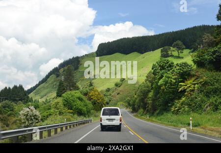 Wunderschöne Landschaften in den zentralen Regionen der nördlichen Insel Neuseelands. Stockfoto