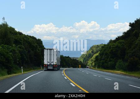 Wunderschöne Landschaften in den zentralen Regionen der nördlichen Insel Neuseelands. Stockfoto