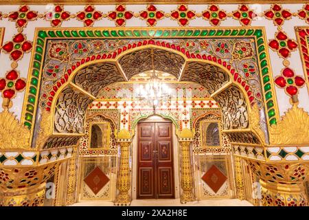 Shoba Niwas, Stadtpalast, Jaipur, Rajasthan, Indien, Südasien. Stockfoto