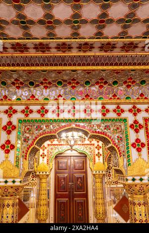 Shoba Niwas, Stadtpalast, Jaipur, Rajasthan, Indien, Südasien. Stockfoto