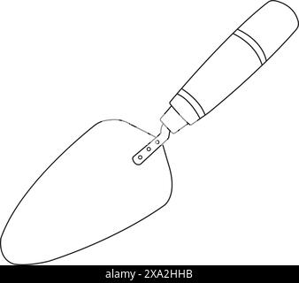 Zementlöffel Bild Vektor Illustration Design Stock Vektor