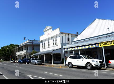 Das Petit Hotel in Martinborough, Neuseeland. Stockfoto