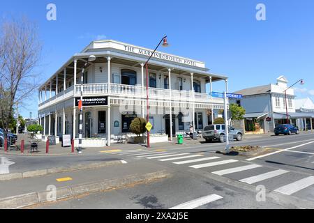 Das Martinborough Hotel in Martinborough, Neuseeland. Stockfoto