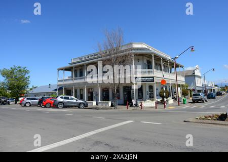 Das Martinborough Hotel in Martinborough, Neuseeland. Stockfoto