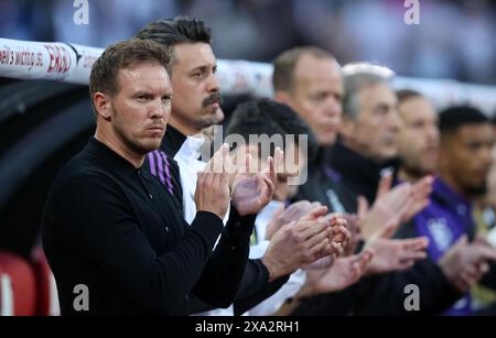 NÜRNBERG, DEUTSCHLAND - 03. JUNI: Julian Nagelsmann Cheftrainer der Bundesrepublik Deutschland vor dem internationalen Freundschaftsspiel zwischen Deutschland und der Ukraine im Max-Morlock-Stadion am 03. Juni 2024 in Nürnberg. © diebilderwelt / Alamy Stock Stockfoto