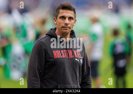 Hannover, Deutschland. Mai 2024. firo: 19.05.2024, Fußball, 2. Liga, 2. Bundesliga, Saison 2023/2024, Hannover 96 - Holstein-Kieler Trainer Rapp Marcel (Holstein Kiel) Portrait, Credit: dpa/Alamy Live News Stockfoto