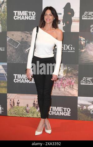 Pamela Camassa bei der Premiere des Dokumentarfilms Tim to Change im Space Cinema Moderno. Rom, 03.06.2024 *** Pamela Camassa bei der Premiere des Dokumentarfilms Tim to Change im Space Cinema Moderno Rome, 03 06 2024 Foto:XA.XM.xTinghinox/xFuturexImagex Time 4626 Stockfoto