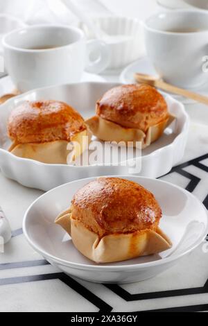 Pardulas, traditionelle sardische Käsekuchen Stockfoto