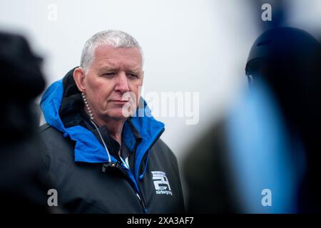 Walter Hornung (Rennleiter) in der Startaufstellung, GER, 52. ADAC Ravenol 24h Nürnberg, 24 Stunden Rennen, 02.06.2024 Foto: Eibner-Pressefoto/Michael Memmler Stockfoto