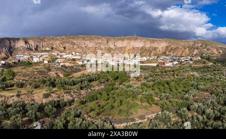 Gorafe, Gor-Tal, Region Guadix, Granada Geopark, Provinz Granada, Andalusien, Spanien Stockfoto