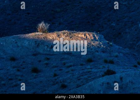 Gorafe Schluchten, Puntal de Don Diego, Oberturolisches und Pliozän, Guadix-Becken, Granada Geopark, Granada Provinz, Andalusien, Spanien Stockfoto