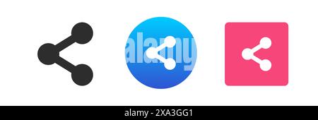 Dezentrale Verbindung Blockchain Management digitale Navigation Compound Symbol Set Vektor flache Illustration. Netzwerk der Cyberspace-Dezentralisierungs-Kette Stock Vektor