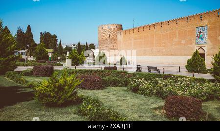 Die Arg von Karim Khan, erbaut im 18. Jahrhundert, Shiraz, Iran. Stockfoto