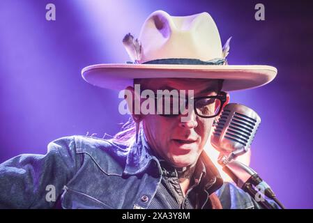 Turin, Italien 03/06/2024 - Micah P. Hinson im Konzert im Hiroshima Mon Amour für die italienische Tour 2024 Stockfoto