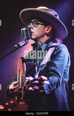 Turin, Italien 03/06/2024 - Micah P. Hinson im Konzert im Hiroshima Mon Amour für die italienische Tour 2024 Stockfoto