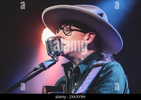 Turin, Italien 03/06/2024 - Micah P. Hinson im Konzert im Hiroshima Mon Amour für die italienische Tour 2024 Stockfoto