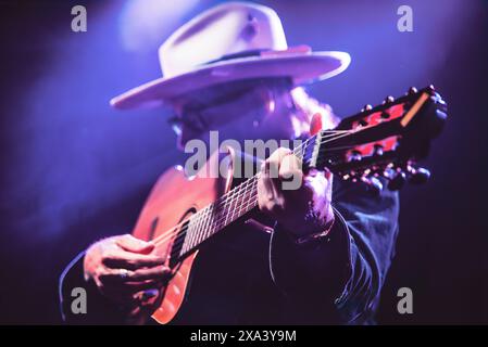 Turin, Italien 03/06/2024 - Micah P. Hinson im Konzert im Hiroshima Mon Amour für die italienische Tour 2024 Stockfoto