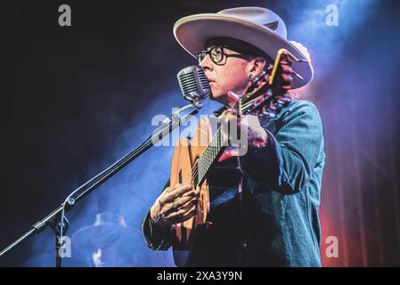 Turin, Italien 03/06/2024 - Micah P. Hinson im Konzert im Hiroshima Mon Amour für die italienische Tour 2024 Stockfoto