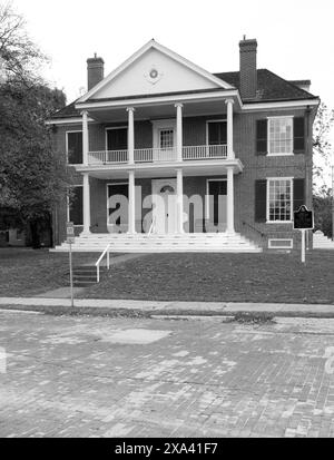 Grouseland, die Heimat von William Henry Harrison, in Vincennes, Indiana, USA. Stockfoto