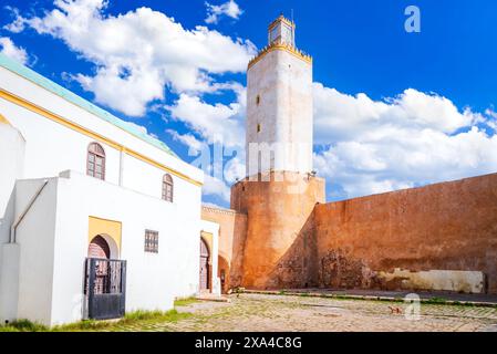 El Jadida, Marokko. Große Moschee in der portugiesischen Festung von Mazagan, Nordafrika alte Kolonialstadt. Stockfoto